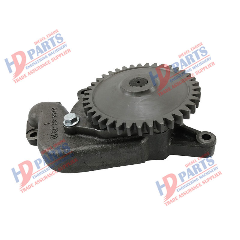 6D105 PC200-3 ปั๊มน้ำมันเครื่อง 6136-52-1210 6136-52-1100 เหมาะสำหรับชิ้นส่วนเครื่องยนต์ดีเซล KOMATSU