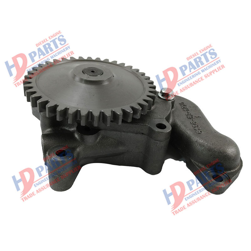 6D105 PC200-3 ปั๊มน้ำมันเครื่อง 6136-52-1210 6136-52-1100 เหมาะสำหรับชิ้นส่วนเครื่องยนต์ดีเซล KOMATSU