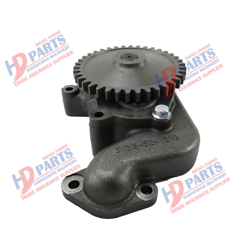 6D105 PC200-3 ปั๊มน้ำมันเครื่อง 6136-52-1210 6136-52-1100 เหมาะสำหรับชิ้นส่วนเครื่องยนต์ดีเซล KOMATSU