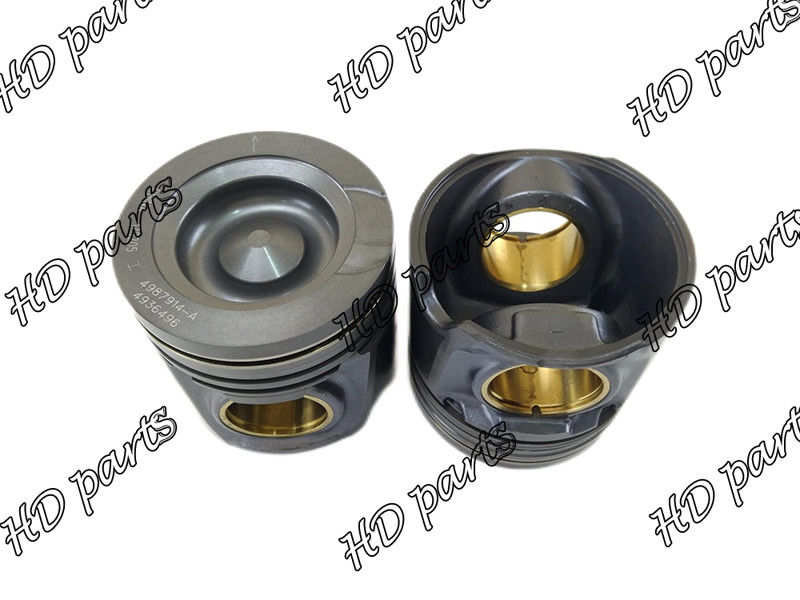 8.9L 6LTAA ISB6.7 ISB6.7L ปลอกทองแดงฝังเครื่องยนต์ลูกสูบส่วน 4987914 4936496 สำหรับ Cummins