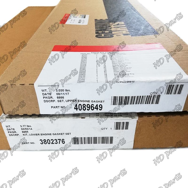 6BT 6D102 PC200-7 ชุดซ่อมปะเก็น 4089649 3802376 เหมาะสำหรับเครื่องยนต์ Cummins