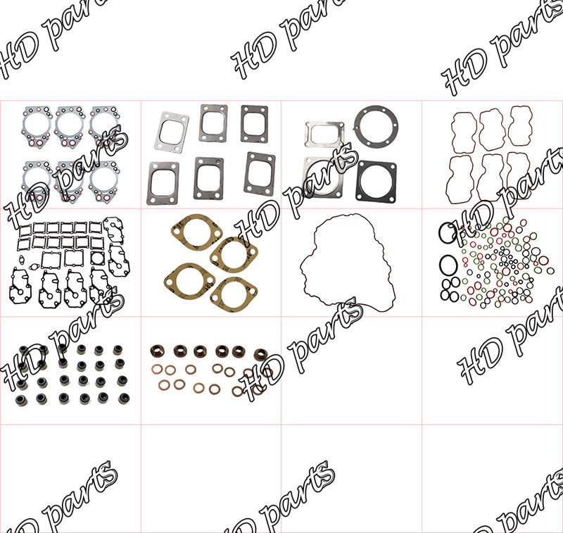 6D140-2 ชุดซ่อมปะเก็น 6217-K1-9900 สำหรับชุดซ่อมเครื่องยนต์ Komatsu