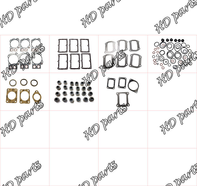 6D170-2 ชุดซ่อมปะเก็น 6162-K1-9901 สำหรับชุดซ่อมเครื่องยนต์ Komatsu