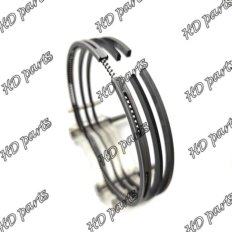 V4300 D3200 2.5x2.5x5.5 มิลลิเมตร พริสตันวงแหวน 15571-21050 สําหรับเครื่องยนต์ Kubota