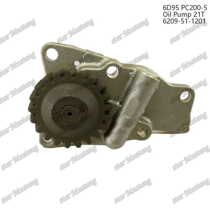 6d95 Pc200-5 ปั๊มน้ํามันเครื่องยนต์ 6209-51-1201 เหมาะสําหรับ Komatsu เครื่องยนต์ดีเซล