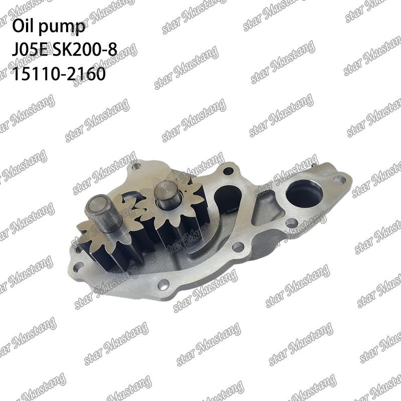 J05E SK200-8 SK210LC-8 SK250-8 SK260LC-8 ปั้มน้ำมันเครื่องยนต์ดีเซล 15110-2160 15110-2160A สำหรับ Hino