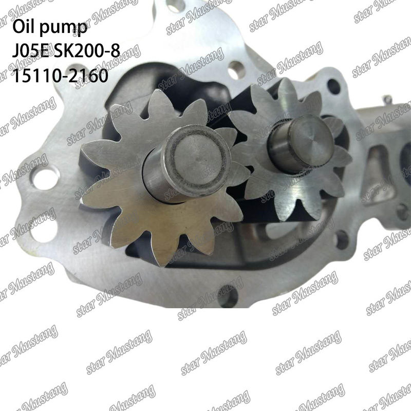 J05E SK200-8 SK210LC-8 SK250-8 SK260LC-8 ปั้มน้ำมันเครื่องยนต์ดีเซล 15110-2160 15110-2160A สำหรับ Hino
