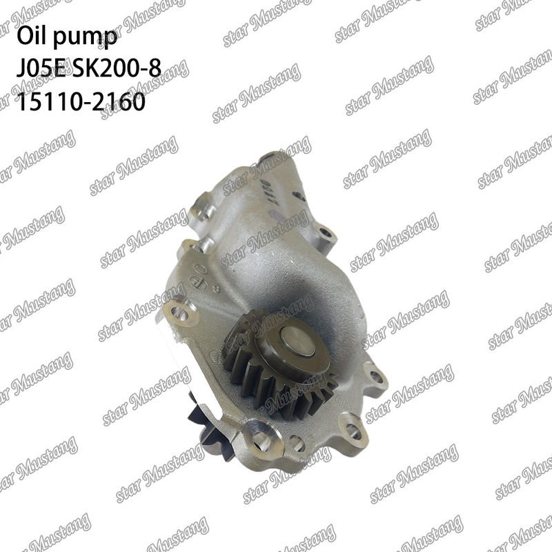 J05E SK200-8 SK210LC-8 SK250-8 SK260LC-8 ปั้มน้ำมันเครื่องยนต์ดีเซล 15110-2160 15110-2160A สำหรับ Hino