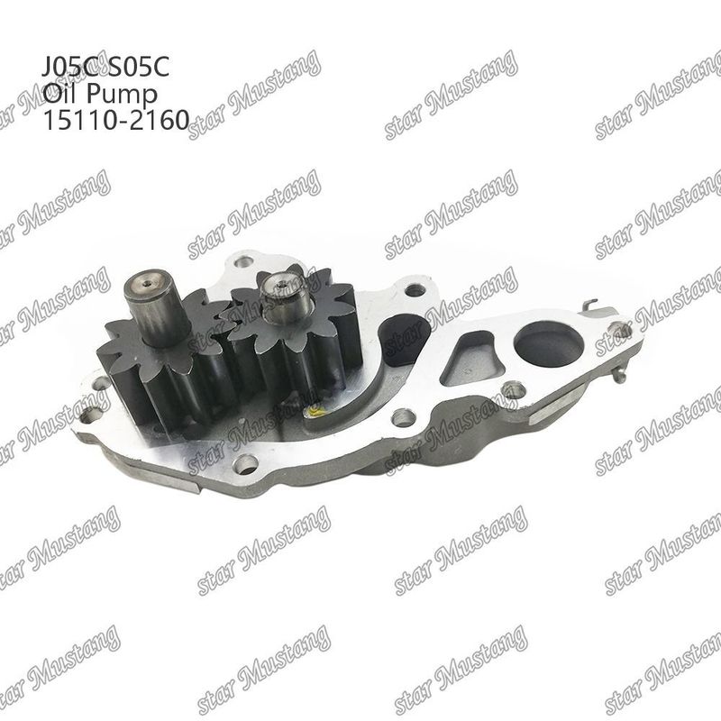 J05C S05C SK200-8 SK210-8 SK250-8 SK260-8 SK260-8E ปั๊มน้ํามัน 15110-2160 สําหรับอะไหล่ซ่อมเครื่องยนต์ Hino