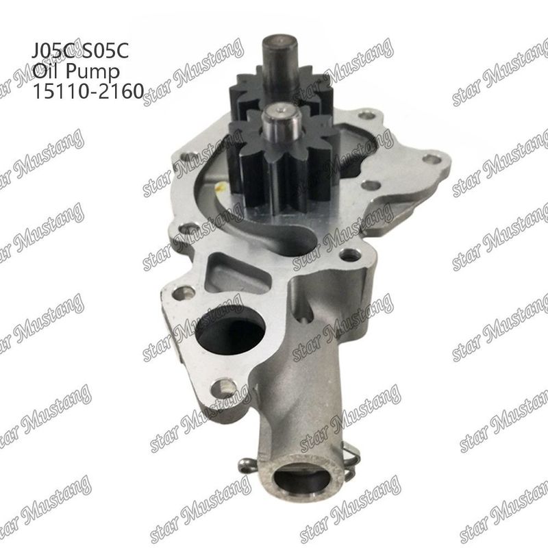 J05C S05C SK200-8 SK210-8 SK250-8 SK260-8 SK260-8E ปั๊มน้ํามัน 15110-2160 สําหรับอะไหล่ซ่อมเครื่องยนต์ Hino