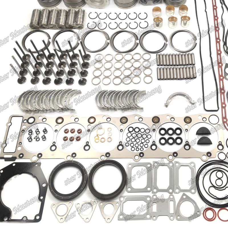 6HK1 EFI ชุดซ่อมซ่อมซิลินเดอร์ไลนเนอร์ พิสตัน คิต ซักเคต คิต วาล์ว นั่งนําหลักและคอน สต๊อป