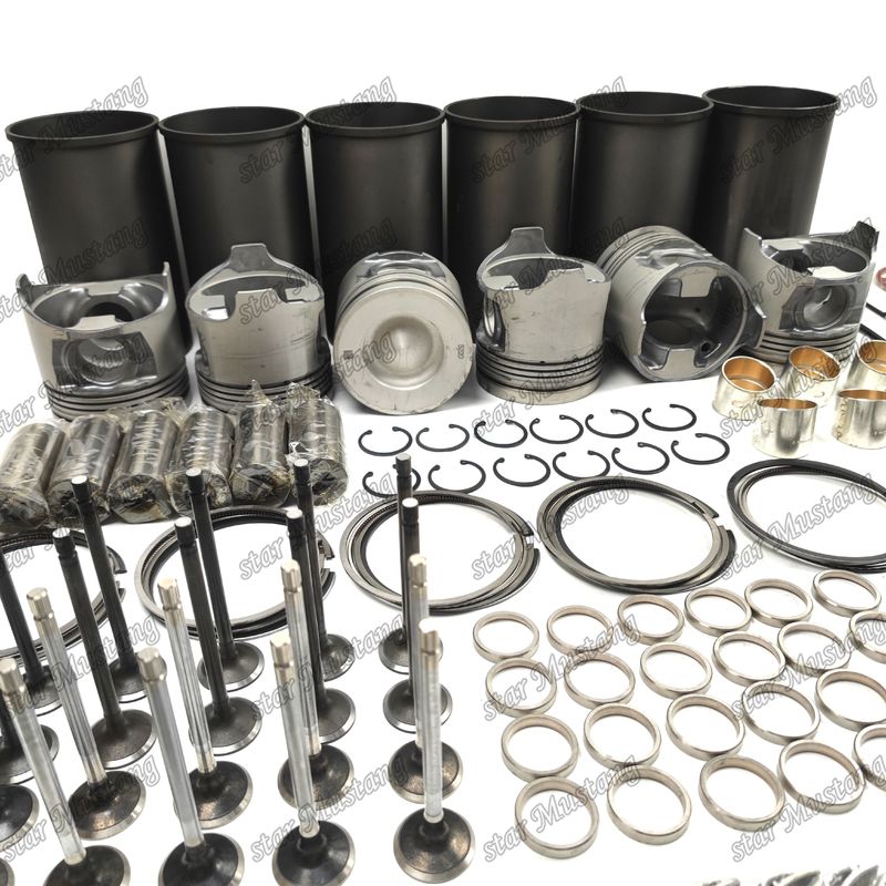 6HK1 EFI ชุดซ่อมซ่อมซิลินเดอร์ไลนเนอร์ พิสตัน คิต ซักเคต คิต วาล์ว นั่งนําหลักและคอน สต๊อป