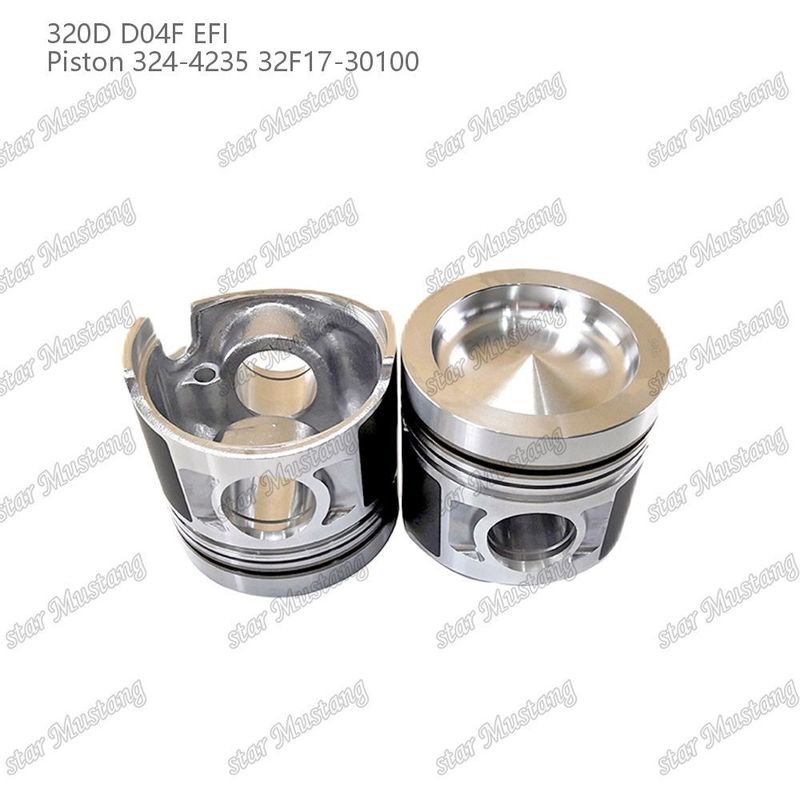 พิสตัน 320D D04F EFI 324-4235 32F17-30100 สําหรับส่วนเครื่องยนต์ดีเซล Caterpillar