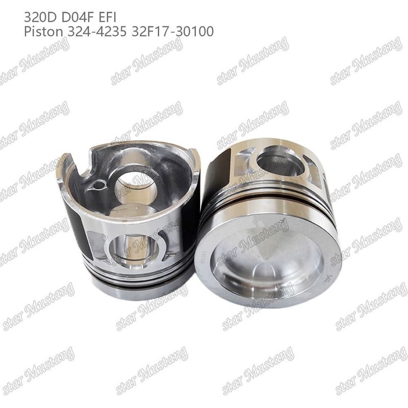 พิสตัน 320D D04F EFI 324-4235 32F17-30100 สําหรับส่วนเครื่องยนต์ดีเซล Caterpillar