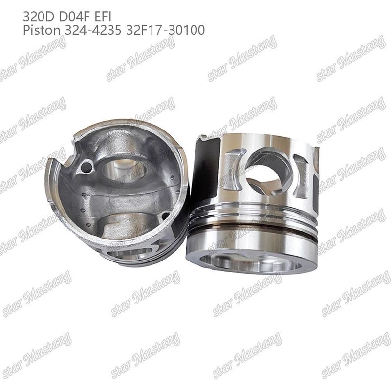 พิสตัน 320D D04F EFI 324-4235 32F17-30100 สําหรับส่วนเครื่องยนต์ดีเซล Caterpillar