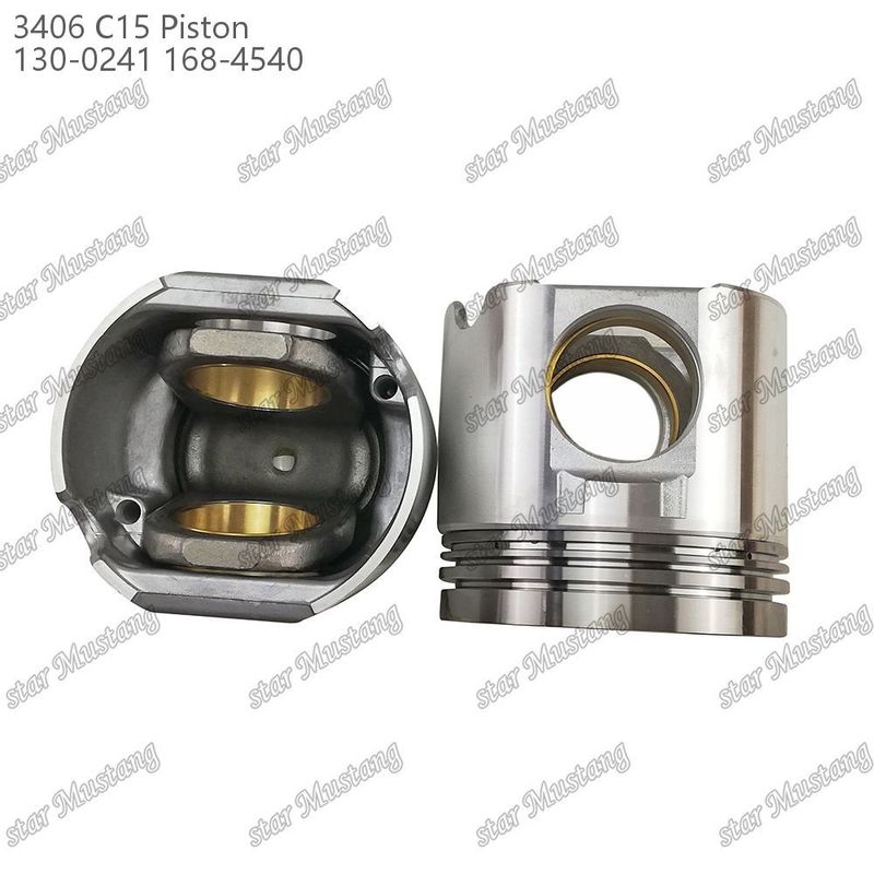 เครื่องยนต์ดีเซลประสิทธิภาพสูง พิสตันสําหรับ Caterpillar 3406 เครื่องยนต์ C15 พิสตัน 130-0241 168-4540