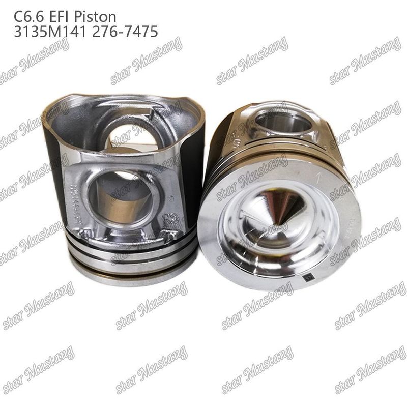พิสตัน C6.6 EFI 3135M141 276-7475 สําหรับเครื่องขุด Perkins Caterpillar และอุปกรณ์วิศวกรรม