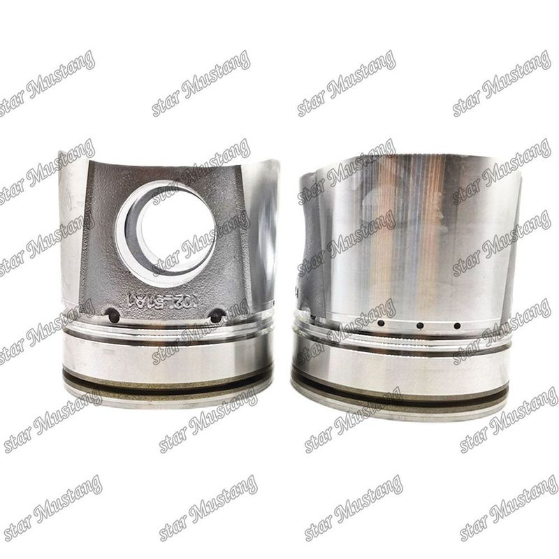พิสตัน 4BT 4D102 6BT 6BT5.9 6D102 ห้องเผาไหม้ 50 มม 6738-31-2110 6738-31-2111 3957795 3807795 สําหรับคัมมินส์ โคมาตซู