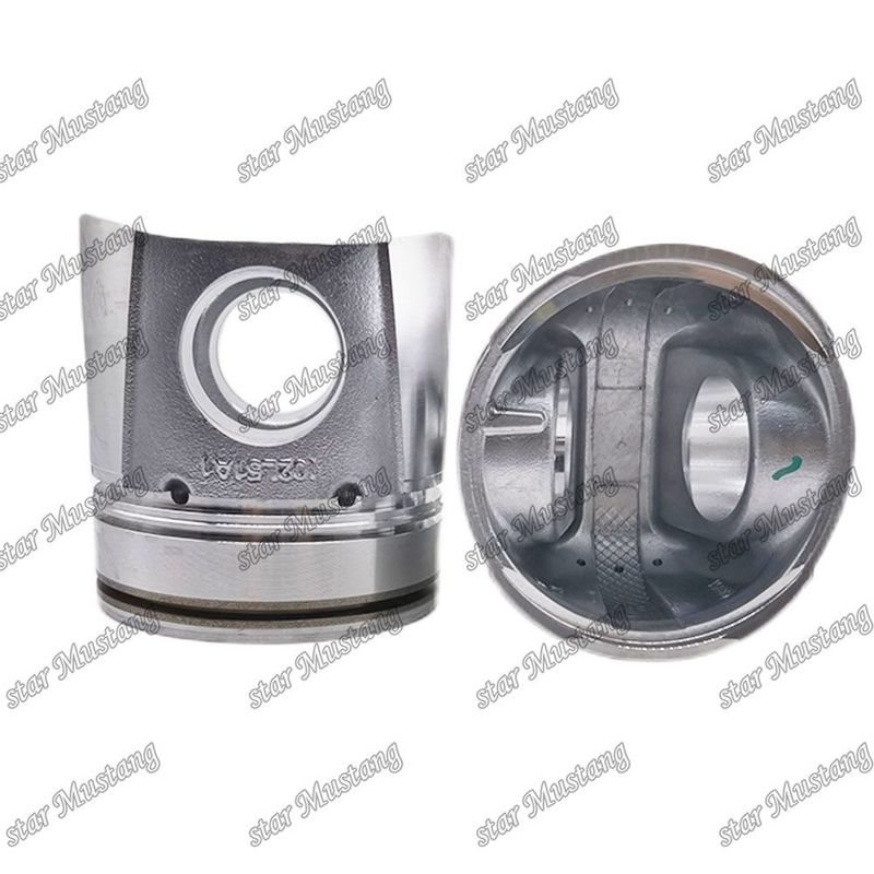 พิสตัน 4BT 4D102 6BT 6BT5.9 6D102 ห้องเผาไหม้ 50 มม 6738-31-2110 6738-31-2111 3957795 3807795 สําหรับคัมมินส์ โคมาตซู