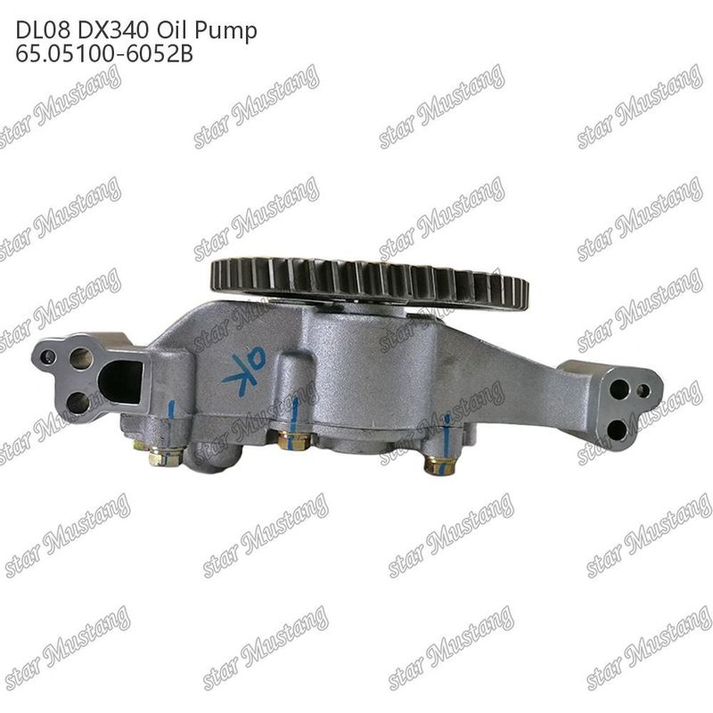 DL08 DX340 ปั๊มน้ํามัน 65.05100-6052B สําหรับ Doosan Daewoo เครื่องยนต์อะไหล่