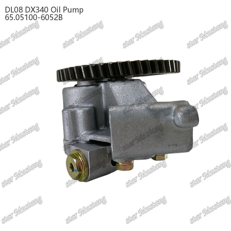 DL08 DX340 ปั๊มน้ํามัน 65.05100-6052B สําหรับ Doosan Daewoo เครื่องยนต์อะไหล่