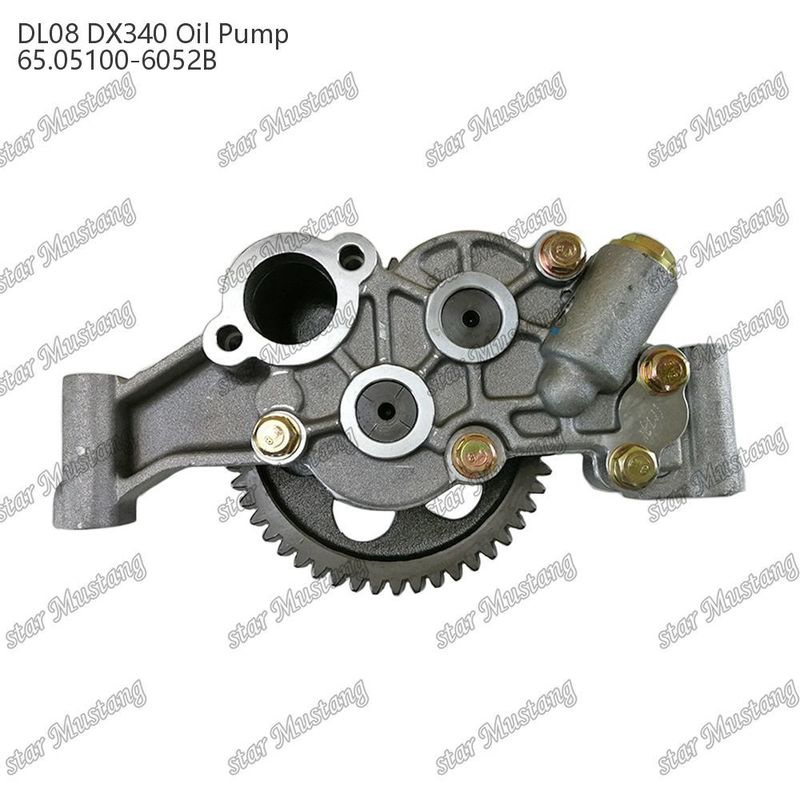 DL08 DX340 ปั๊มน้ํามัน 65.05100-6052B สําหรับ Doosan Daewoo เครื่องยนต์อะไหล่