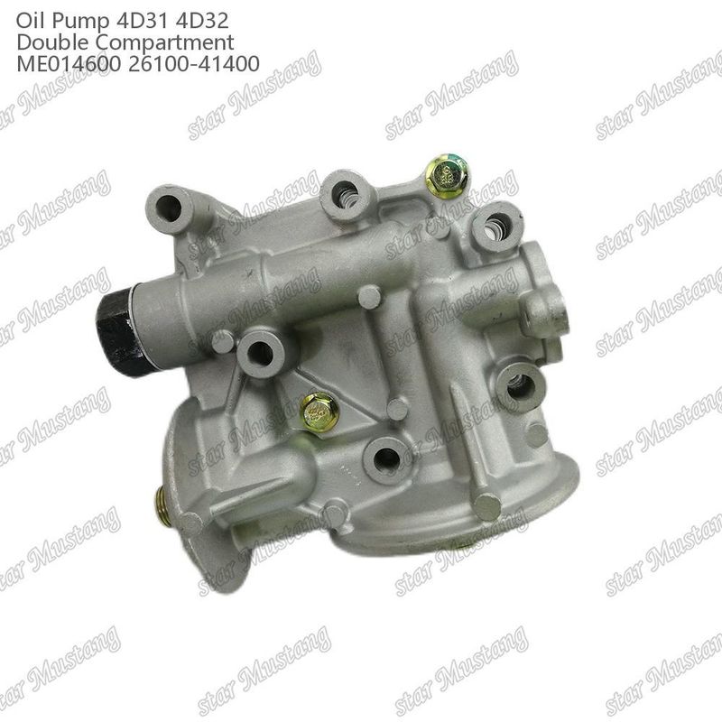 ปั๊มน้ํามันเครื่องยนต์ 4D31 4D32 เทอร์โมสแตตคู่ ME014600 26100-41400 สําหรับอะไหล่เครื่องยนต์ Mitsubishi