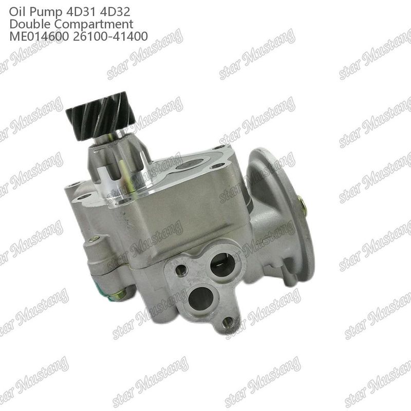 ปั๊มน้ํามันเครื่องยนต์ 4D31 4D32 เทอร์โมสแตตคู่ ME014600 26100-41400 สําหรับอะไหล่เครื่องยนต์ Mitsubishi