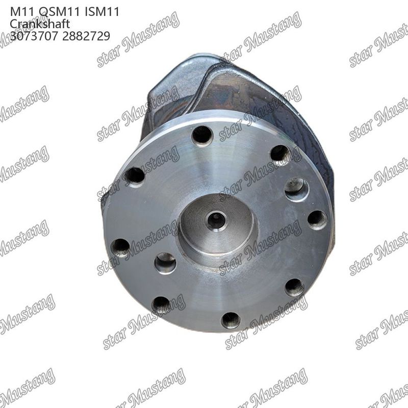 กระบอกแกน Crankshaft M11 QSM11 ISM11 เหล็กโกง 3073707 2882729 สําหรับชิ้นส่วนเครื่องยนต์ดีเซล Cummins