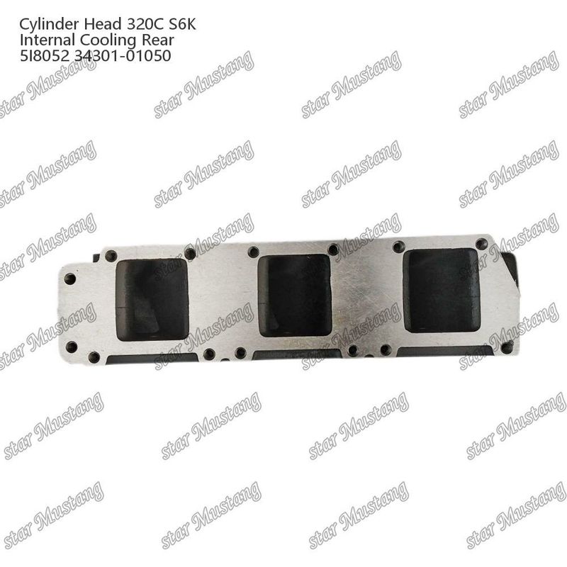 320C S6K หัวกระบอกเครื่องยนต์ เครื่องเย็นภายในด้านหลัง 5I8052 34301-01050 สําหรับ Mitsubishi สําหรับอะไหล่เครื่องยนต์ CAT