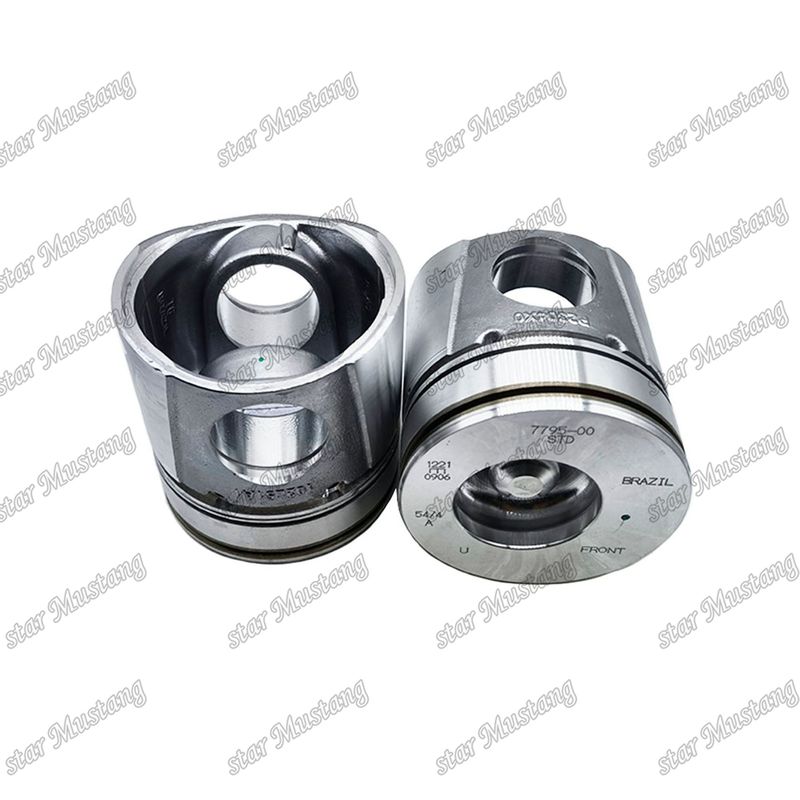 พิสตัน 4BT 4D102 6BT 6BT5.9 6D102 ห้องเผาไหม้ 50 มม 3957795 3807795 สําหรับอะไหล่ซ่อมเครื่องยนต์ดีเซล Cummins