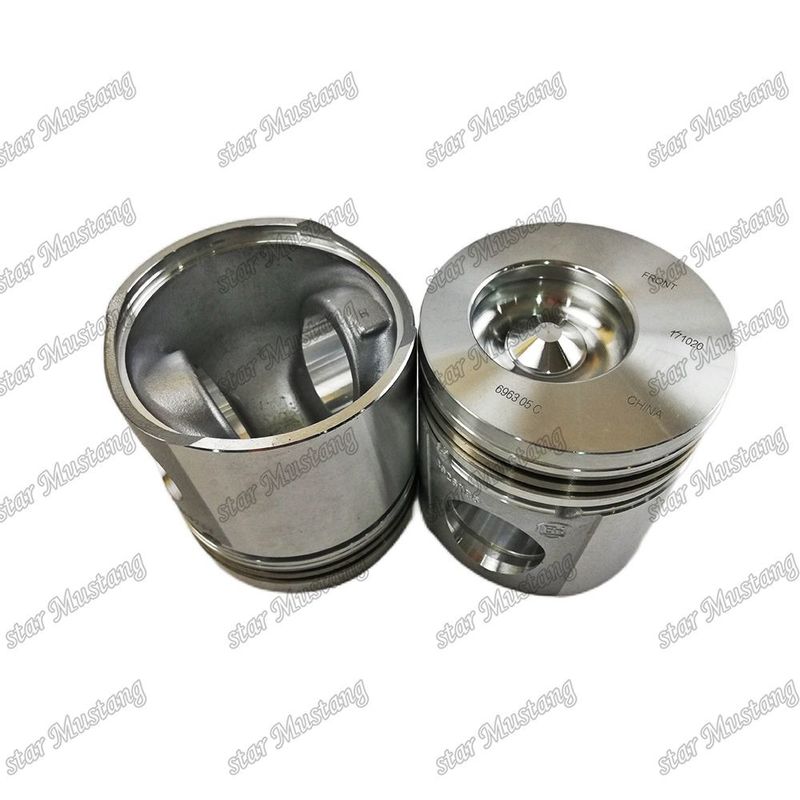 พิสตัน 6CT 6D114 3926963 ห้องเผาไหม้ 58 มิลลิเมตร สําหรับชิ้นส่วนซ่อมเครื่องยนต์ดีเซล Cummins