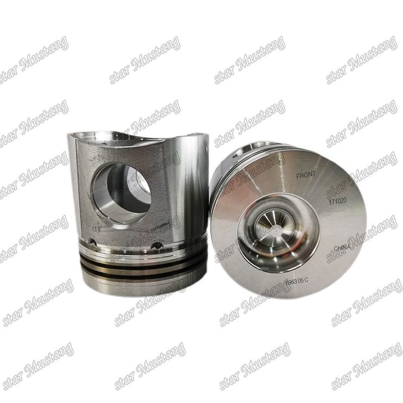 พิสตัน 6CT 6D114 3926963 ห้องเผาไหม้ 58 มิลลิเมตร สําหรับชิ้นส่วนซ่อมเครื่องยนต์ดีเซล Cummins