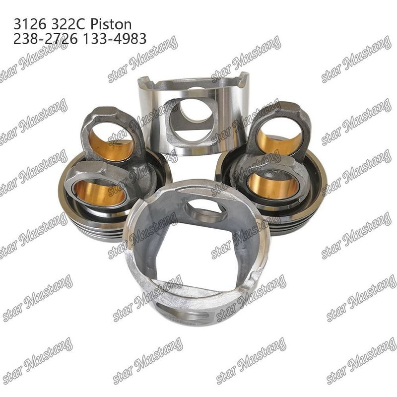 พิสตันด้วยปิน 3126 322C ห้องขนาด 74mm 238-2726 133-4983