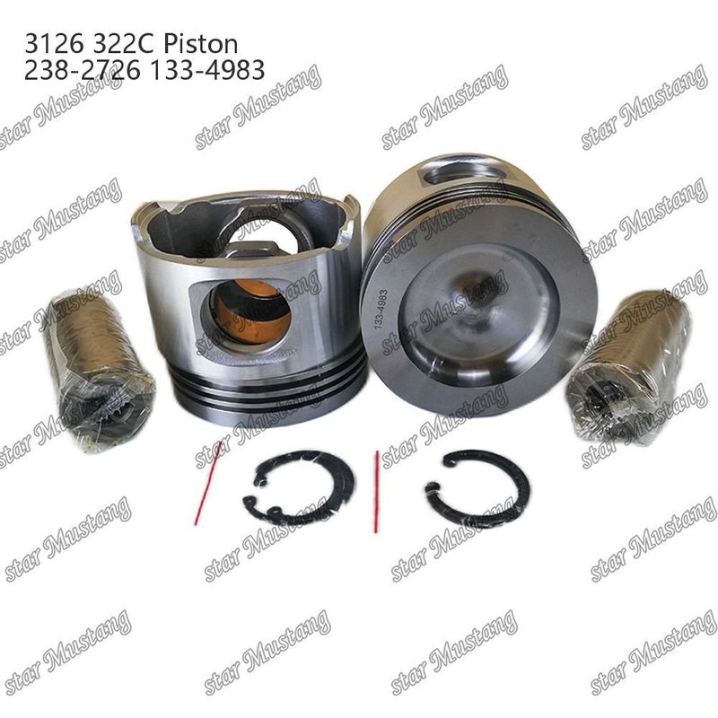 พิสตันด้วยปิน 3126 322C ห้องขนาด 74mm 238-2726 133-4983