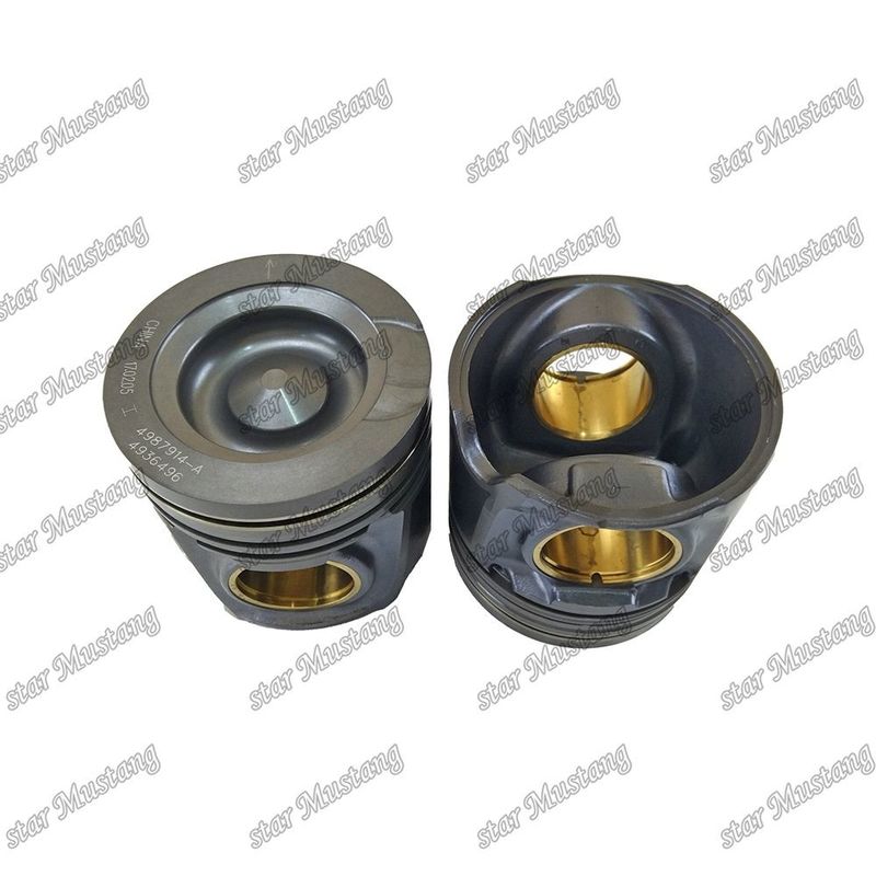 พิสตัน 8.9L 6LTAA ISB6.7 ISB6.7L 4987914 4936496 สําหรับอะไหล่ซ่อมเครื่องยนต์ดีเซล Cummins