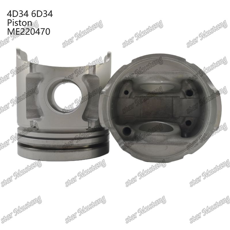 6D34 เครื่องยนต์ ช่องกระดูกพิสตัน 36 มม. กับ Alfin With Oil Gallery ME220470 สําหรับเครื่องยนต์ Mitsubishi