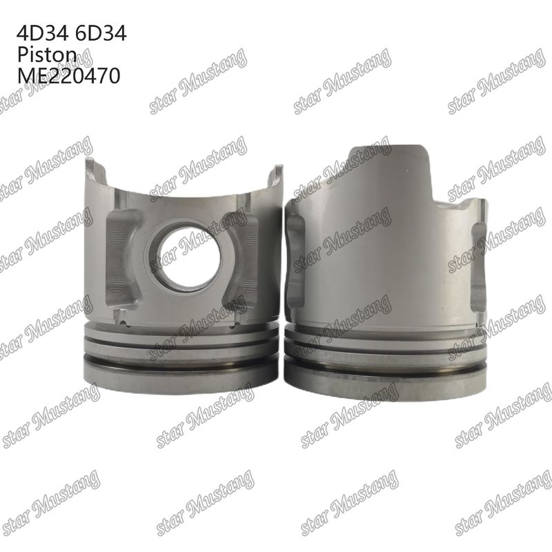 6D34 เครื่องยนต์ ช่องกระดูกพิสตัน 36 มม. กับ Alfin With Oil Gallery ME220470 สําหรับเครื่องยนต์ Mitsubishi