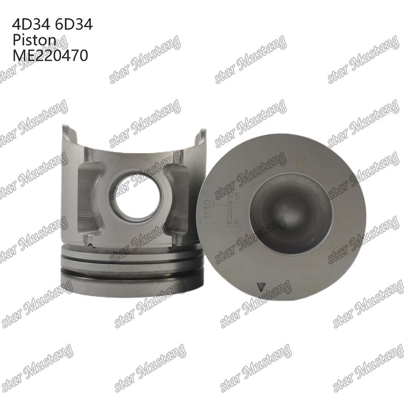 6D34 เครื่องยนต์ ช่องกระดูกพิสตัน 36 มม. กับ Alfin With Oil Gallery ME220470 สําหรับเครื่องยนต์ Mitsubishi