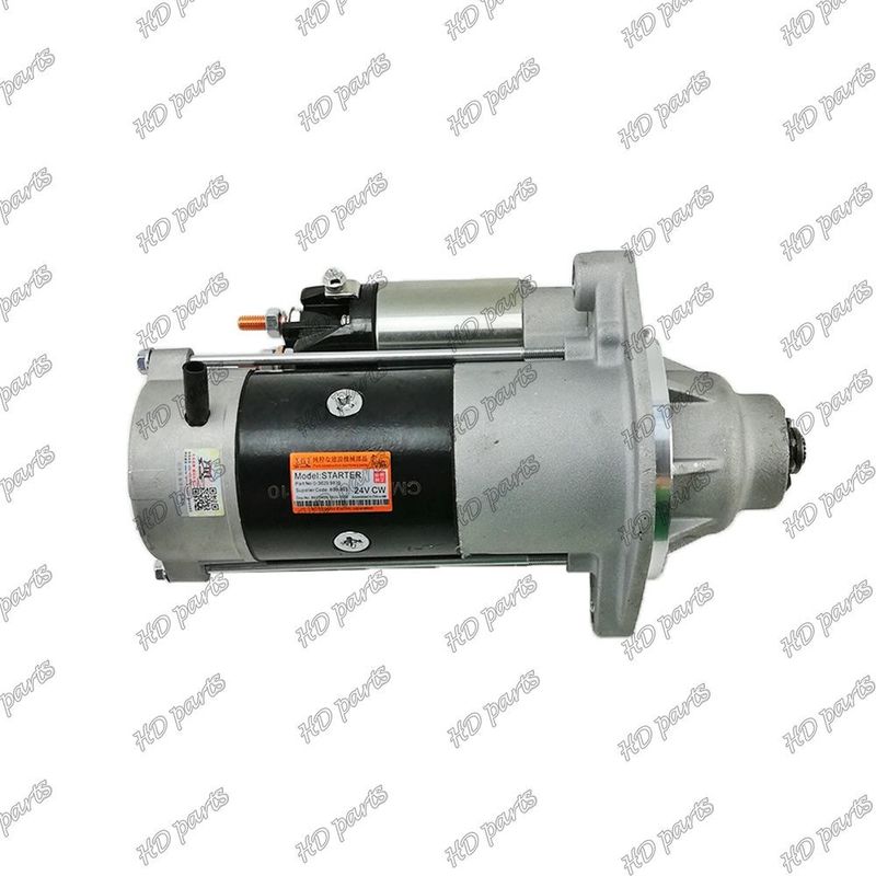 มอเตอร์เริ่มต้น 6M60 24V 11T 5.5KW ME180049 ME352610 สําหรับเครื่องยนต์ดีเซล Mitsubishi