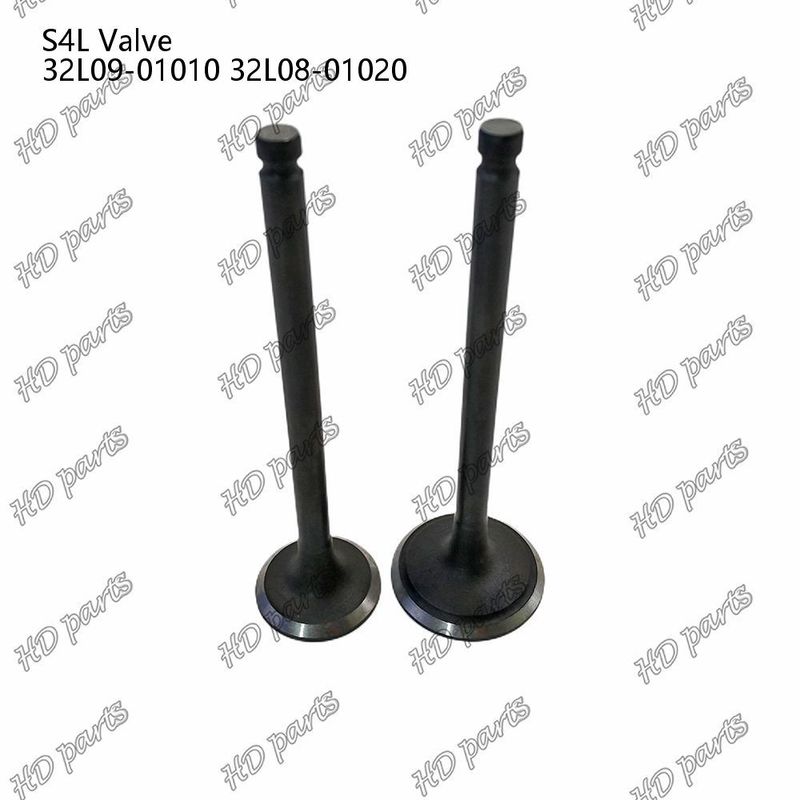 วาล์ว S4L IN 32L09-01010 EX 32L08-01020 สําหรับอะไหล่ซ่อมเครื่องยนต์ดีเซล Mitsubishi
