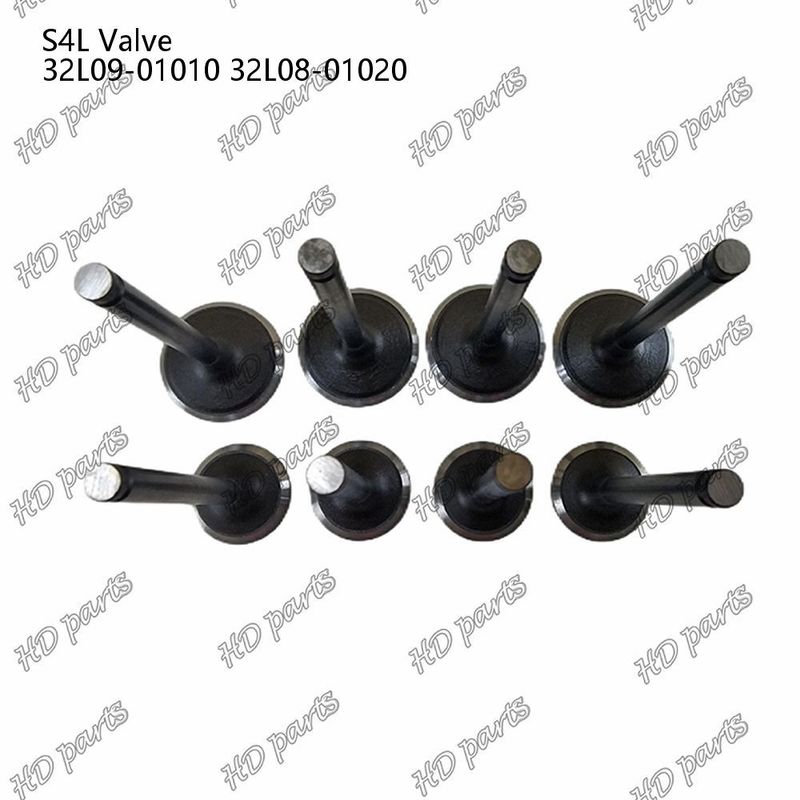 วาล์ว S4L IN 32L09-01010 EX 32L08-01020 สําหรับอะไหล่ซ่อมเครื่องยนต์ดีเซล Mitsubishi