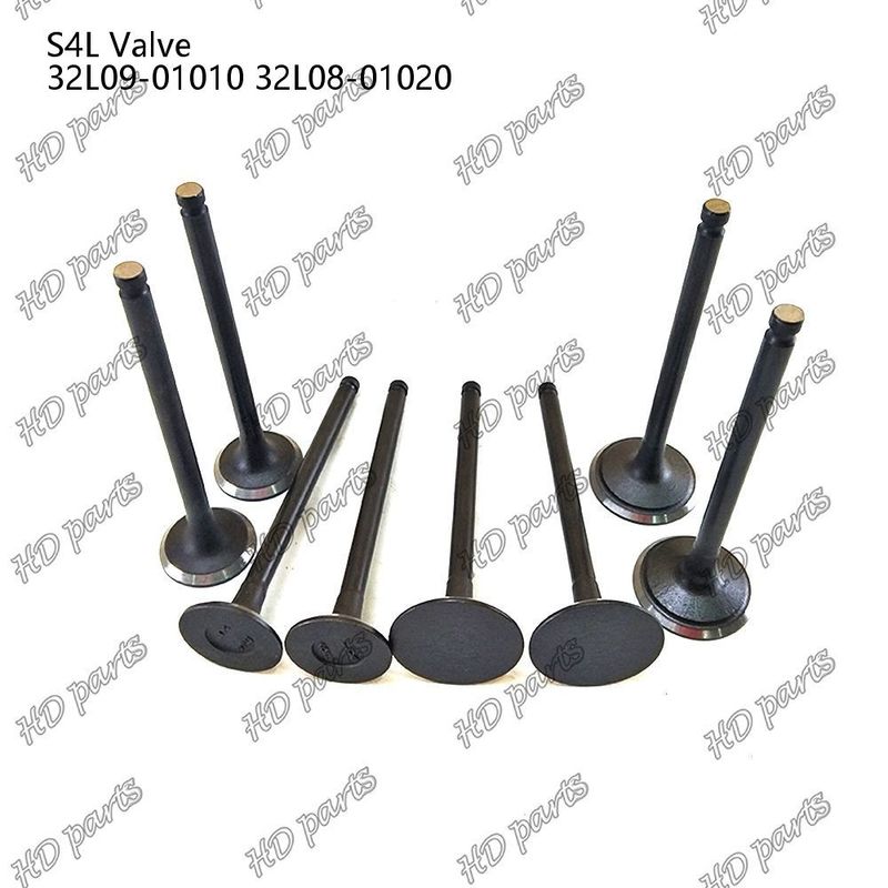 วาล์ว S4L IN 32L09-01010 EX 32L08-01020 สําหรับอะไหล่ซ่อมเครื่องยนต์ดีเซล Mitsubishi
