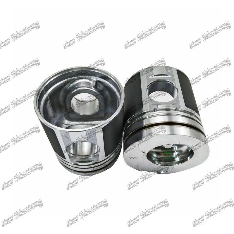 พิสตอน D1146 ด้านล่างเรียบ 65.02501-0507 สําหรับ Doosan ส่วนซ่อมเครื่องยนต์ดีเซล