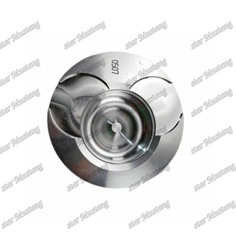 พิสตอน D1146 ด้านล่างเรียบ 65.02501-0507 สําหรับ Doosan ส่วนซ่อมเครื่องยนต์ดีเซล