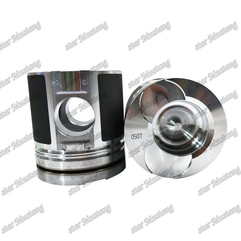พิสตอน D1146 ด้านล่างเรียบ 65.02501-0507 สําหรับ Doosan ส่วนซ่อมเครื่องยนต์ดีเซล
