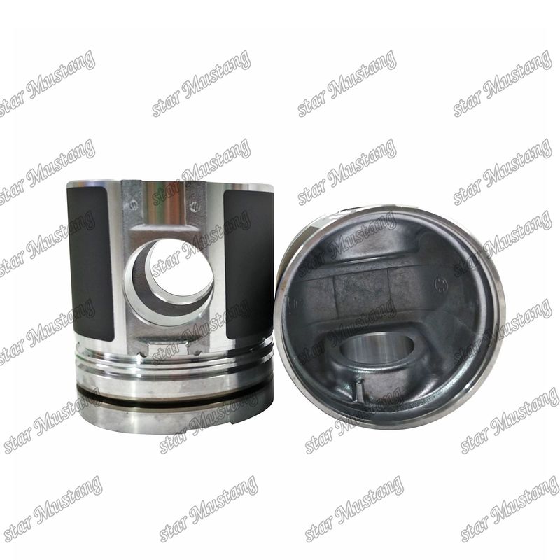 พิสตอน D1146 ด้านล่างเรียบ 65.02501-0507 สําหรับ Doosan ส่วนซ่อมเครื่องยนต์ดีเซล