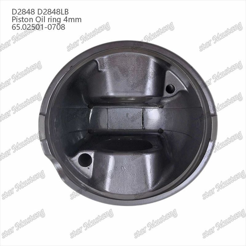 พิสตัน D2848 D2848LB แหวนน้ํามัน 4 มิลลิเมตร 65.02501-0708 สําหรับ Doosan เครื่องยนต์ดีเซล
