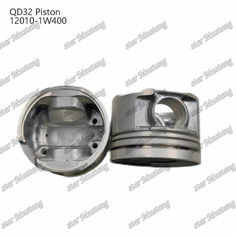 QD32 พิสตันเครื่องยนต์ พร้อมโรงงานน้ํามัน 12010-1W400 สําหรับอะไหล่เครื่องยนต์ Mitsubishi