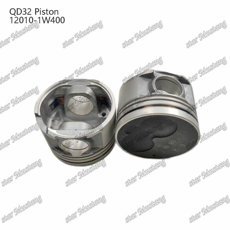 QD32 พิสตันเครื่องยนต์ พร้อมโรงงานน้ํามัน 12010-1W400 สําหรับอะไหล่เครื่องยนต์ Mitsubishi